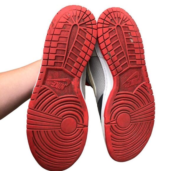 Vintage 2008 Nike Dunk High Patent Toe Grey Sunburst Size 10 - Picture 3 of 16